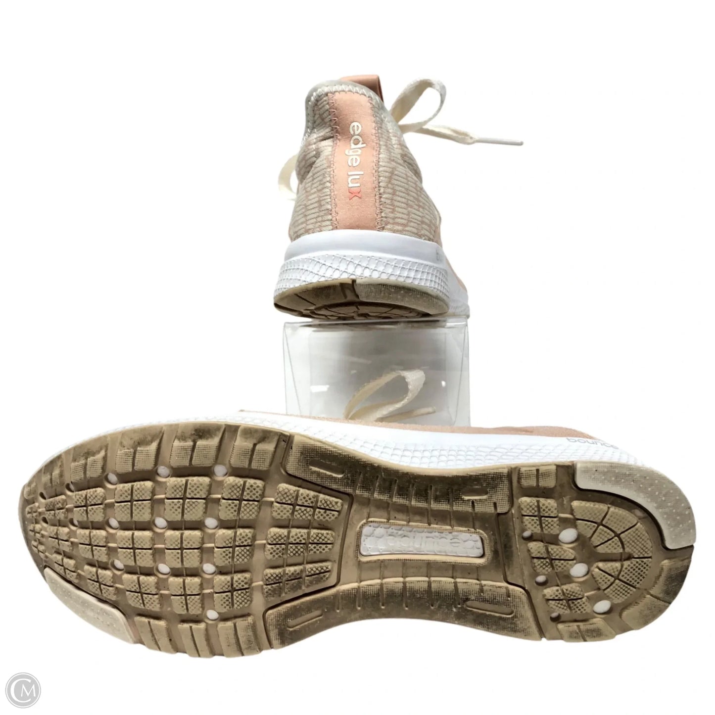 Shoes Athletic By Adidas In Cream & Pink, Size: 7