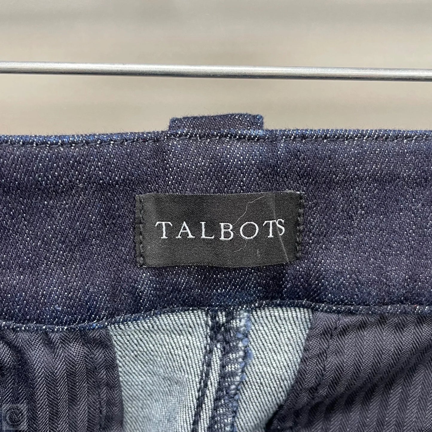 Jeans Straight By Talbots In Blue Denim, Size: 18