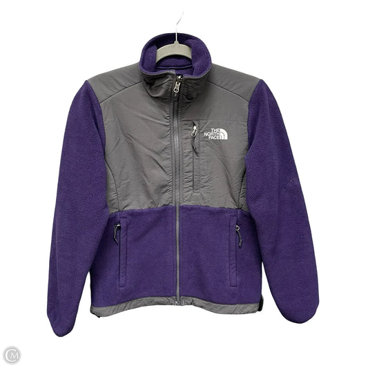 Jacket Fleece By The North Face In Grey & Purple, Size: Xs