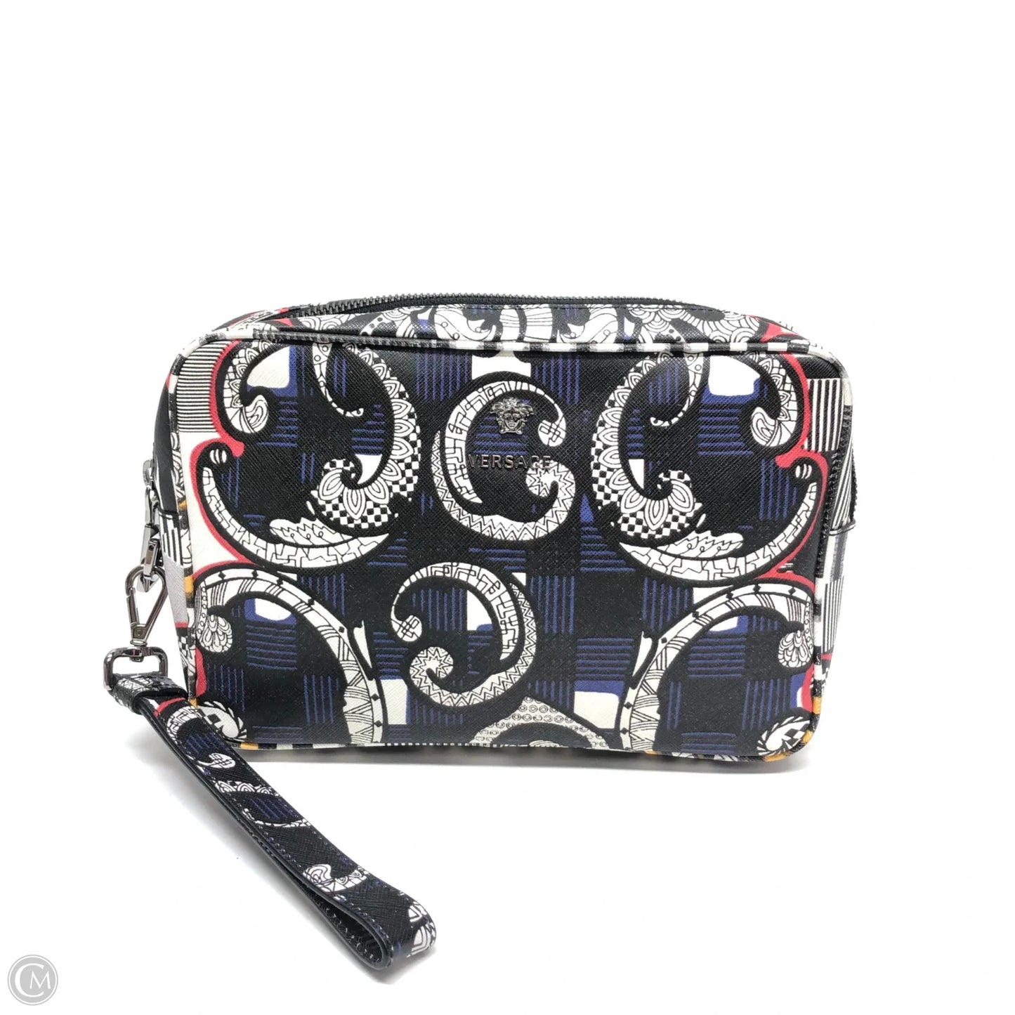 Wristlet Luxury Designer By Versace, Size: Large