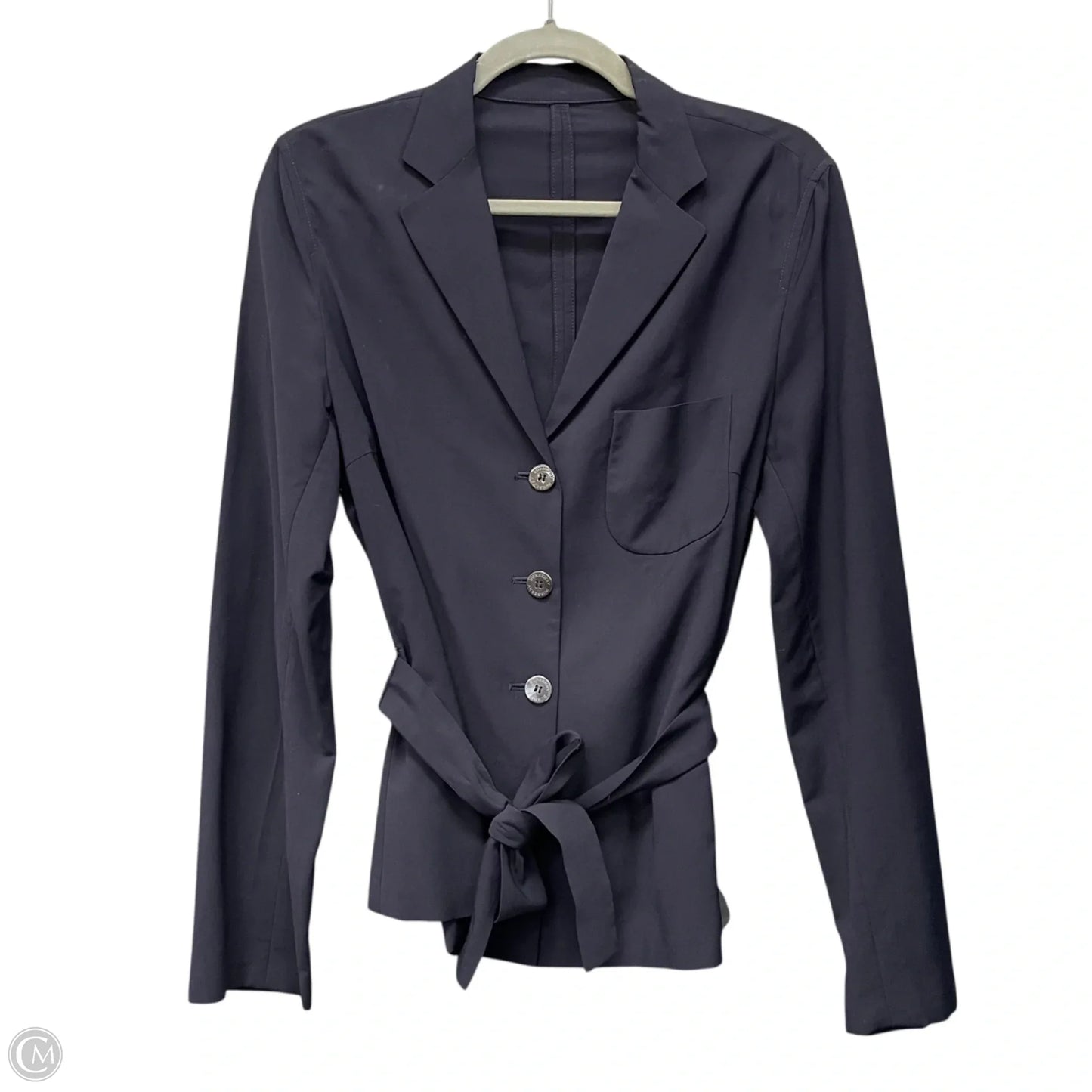 Blazer Luxury Designer By Burberry In Navy, Size: S