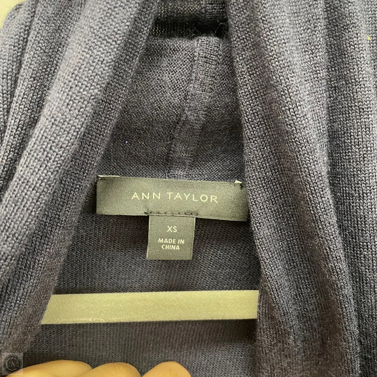 Cardigan By Ann Taylor In Navy, Size: Xs