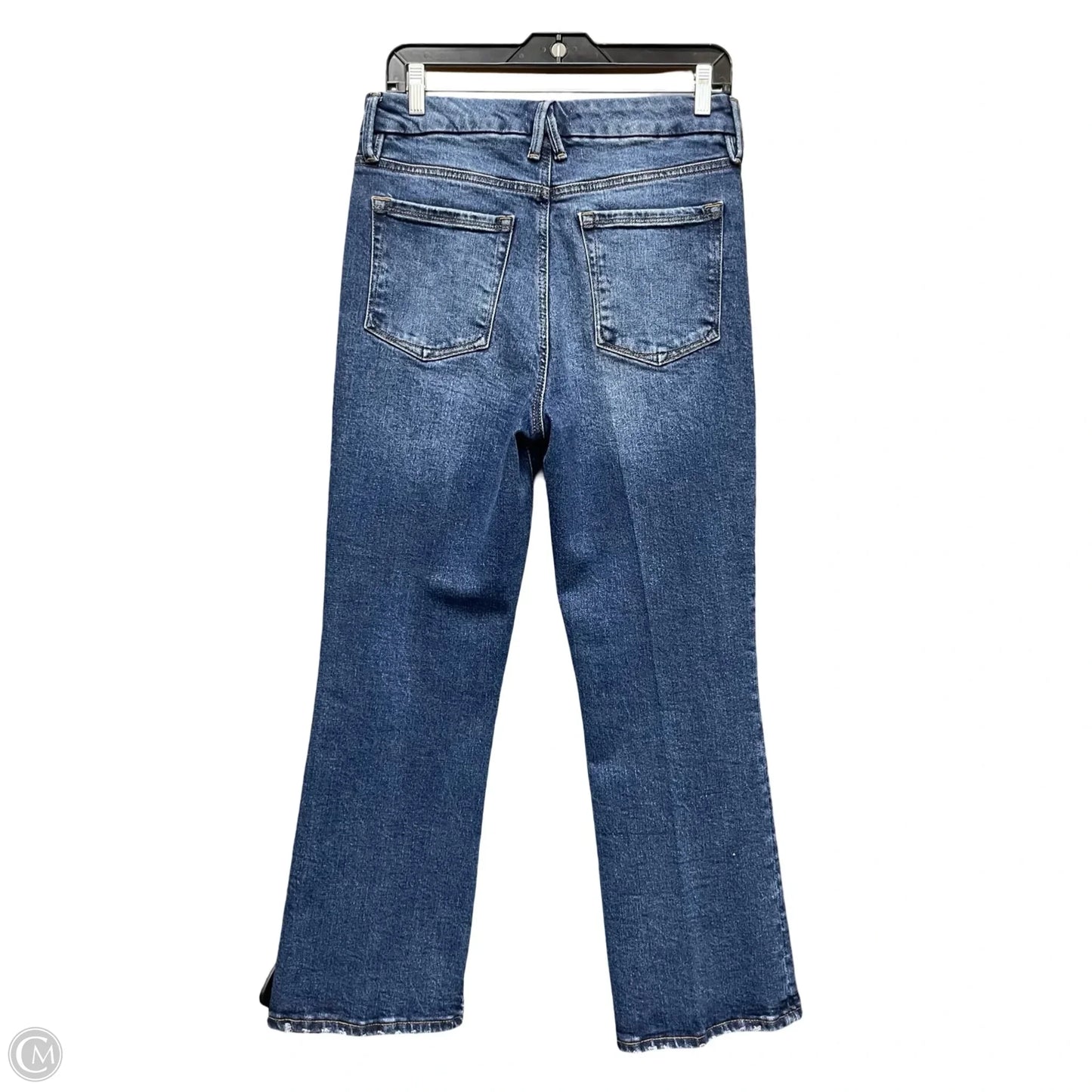 Jeans Straight By Good American In Blue Denim, Size: 10