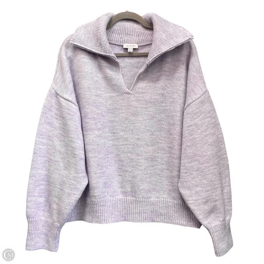 Sweater By Top Shop In Purple, Size: 10