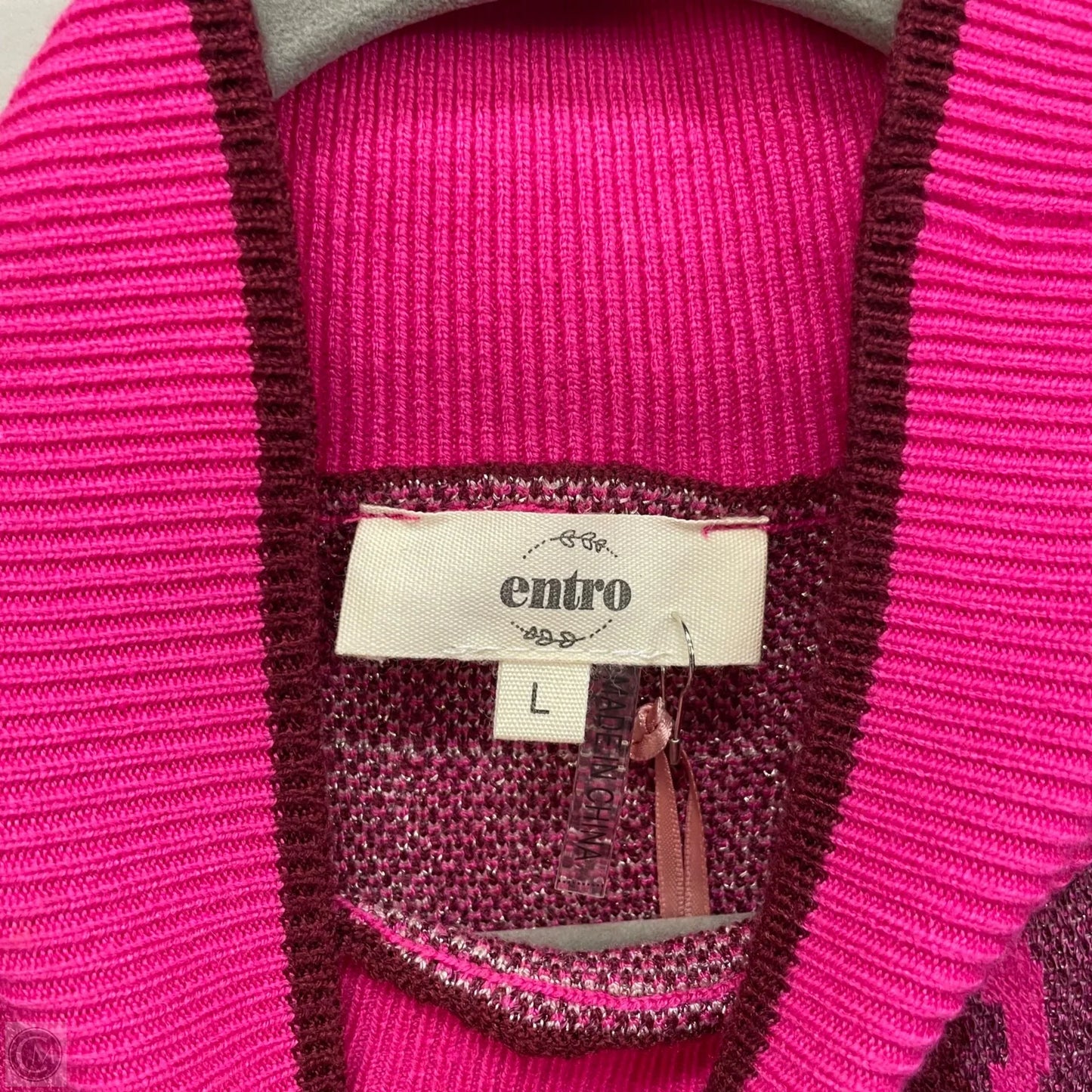 Sweater By Entro In Pink, Size: L