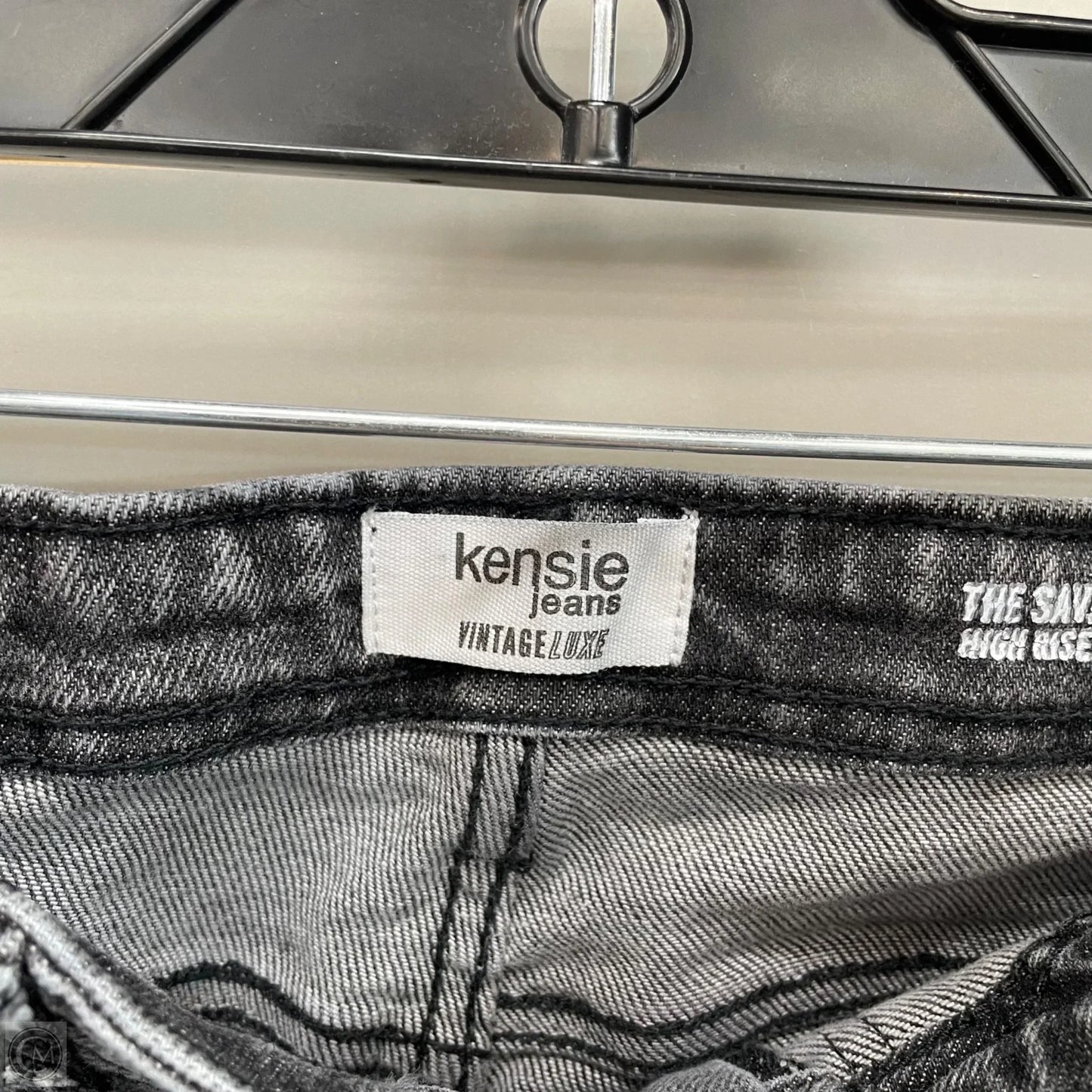 Jeans Flared By Kensie In Grey Denim, Size: 6