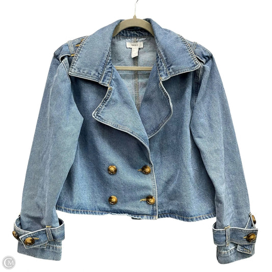 Jacket Denim By Forever 21 In Blue Denim, Size: Xs