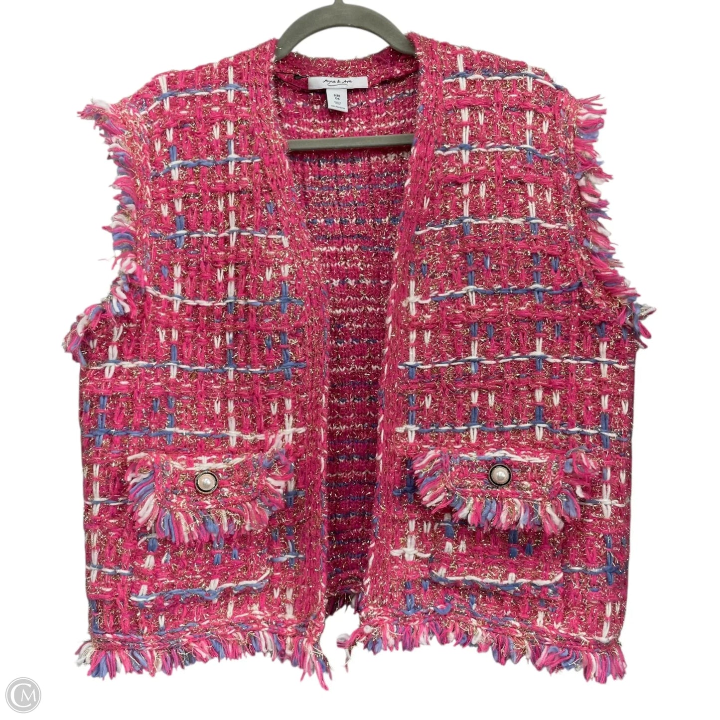 Vest Other By Anna & Ava In Pink, Size: Osfm