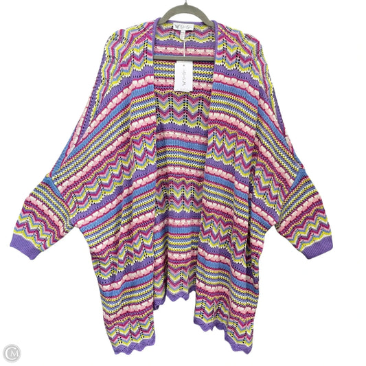 Sweater Cardigan By Jessica Simpson In Multi-colored, Size: Xl
