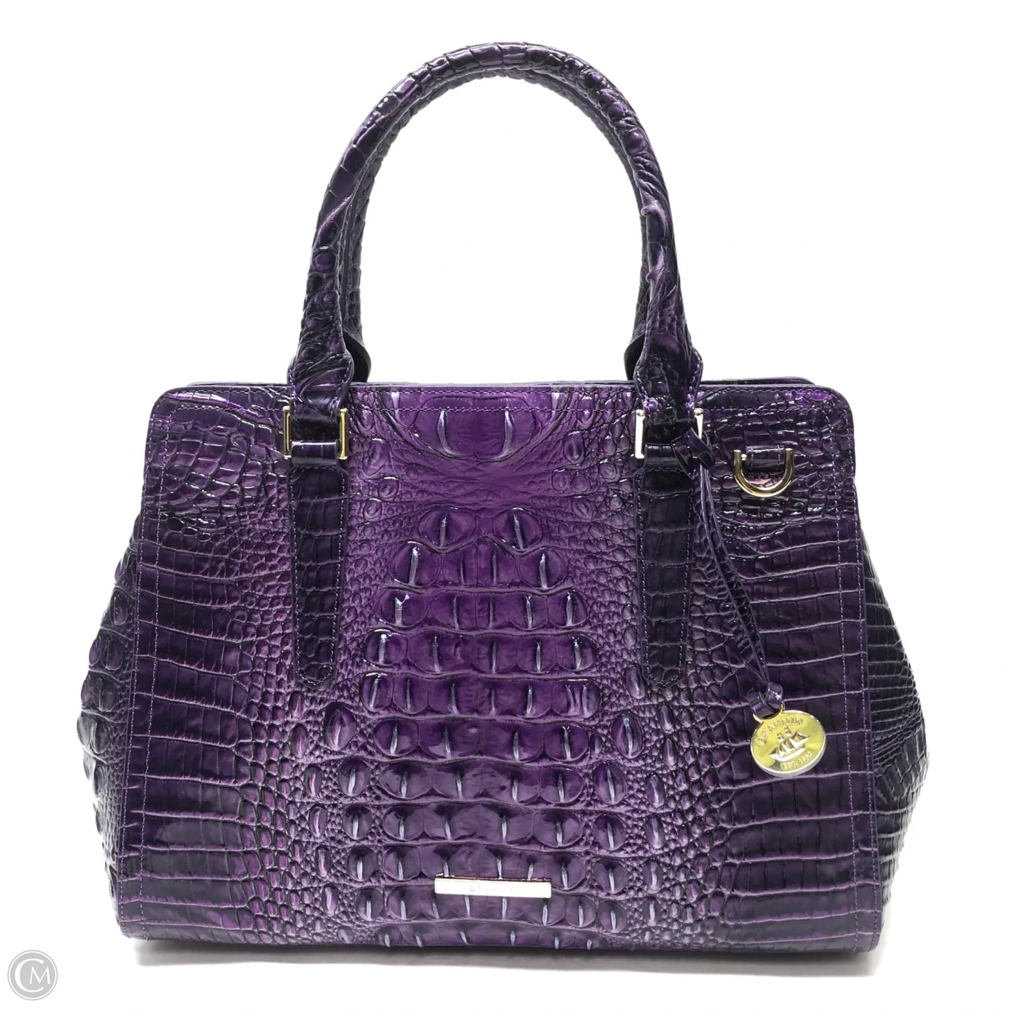 Handbag Designer By Brahmin, Size: Small