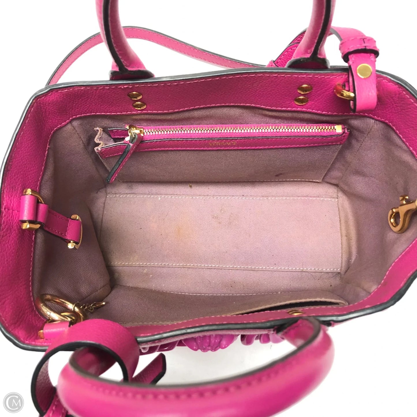 Handbag Luxury Designer By Versace, Size: Small