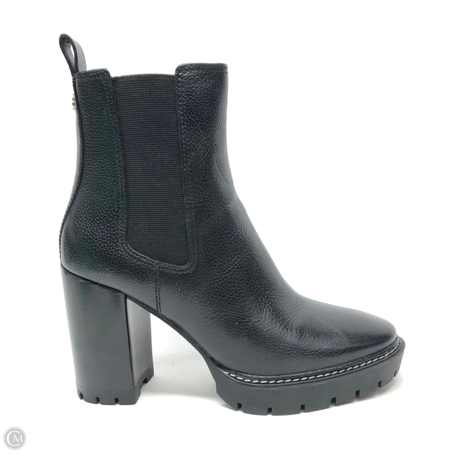 Boots Designer By Tory Burch In Black, Size: 8