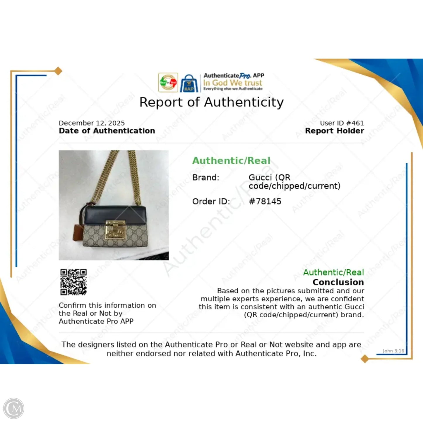 Handbag Luxury Designer By Gucci, Size: Small