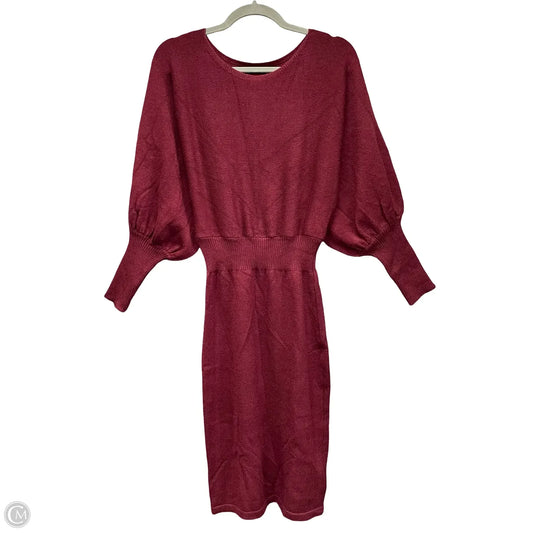 Dress Sweater By Shein In Red, Size: 6