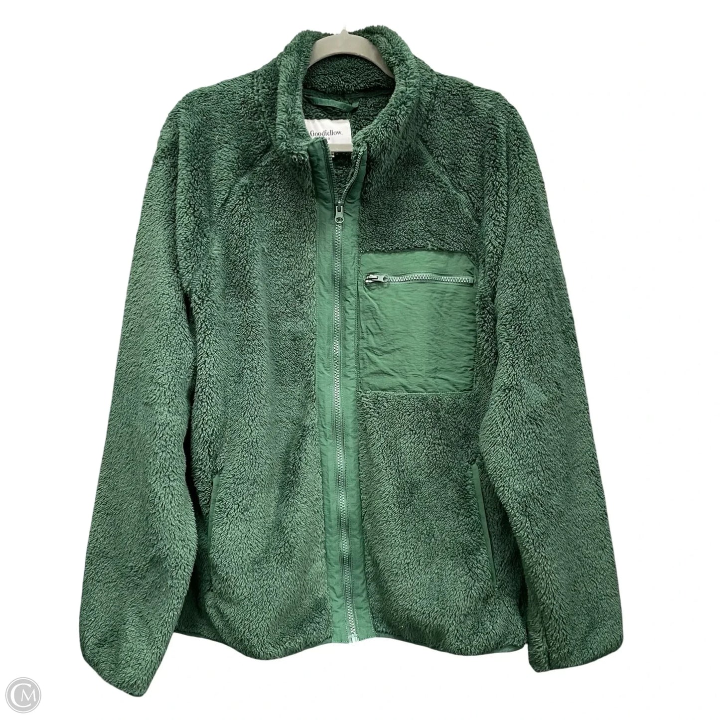 Jacket Fleece By Target In Green, Size: L