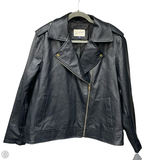 Jacket Moto By Universal Thread In Black, Size: Xl