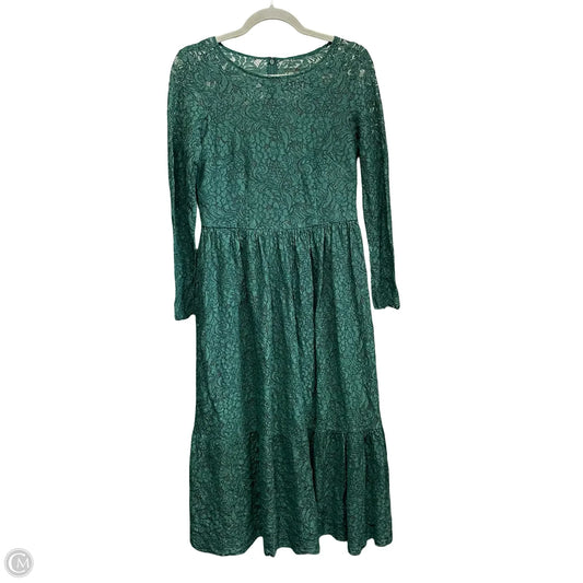 Dress Party Midi By Adrianna Papell In Green, Size: 6