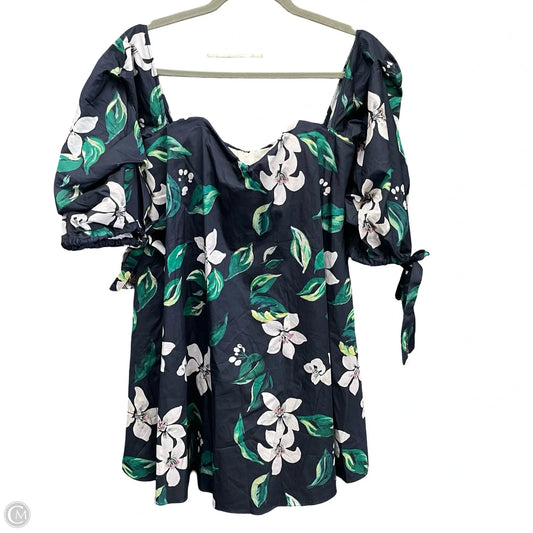 Dress Casual Short By Cma In Blue & White, Size: M