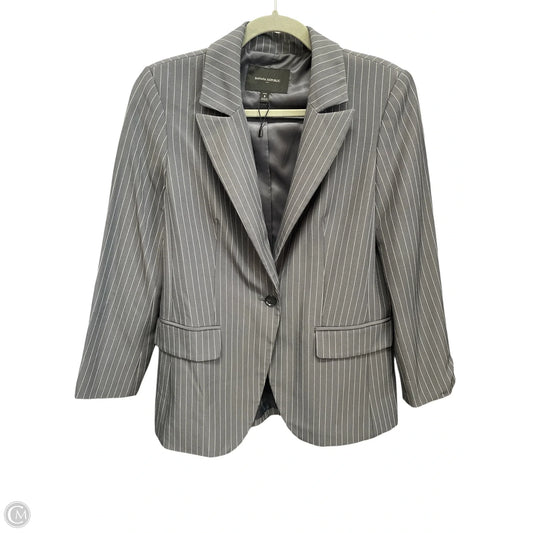 Blazer By Banana Republic In Grey, Size: 8