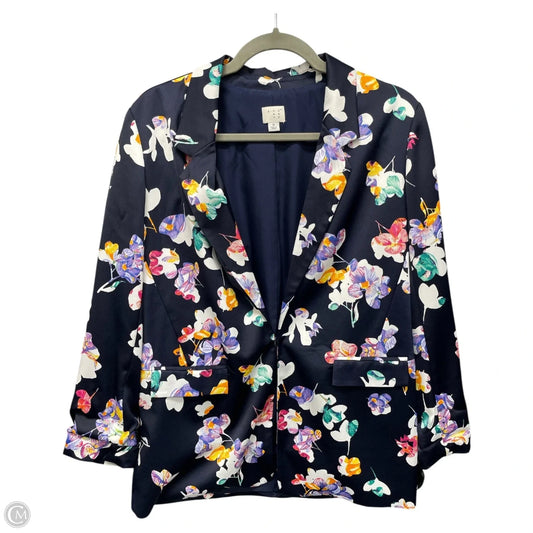 Blazer By A New Day In Floral Print, Size: M