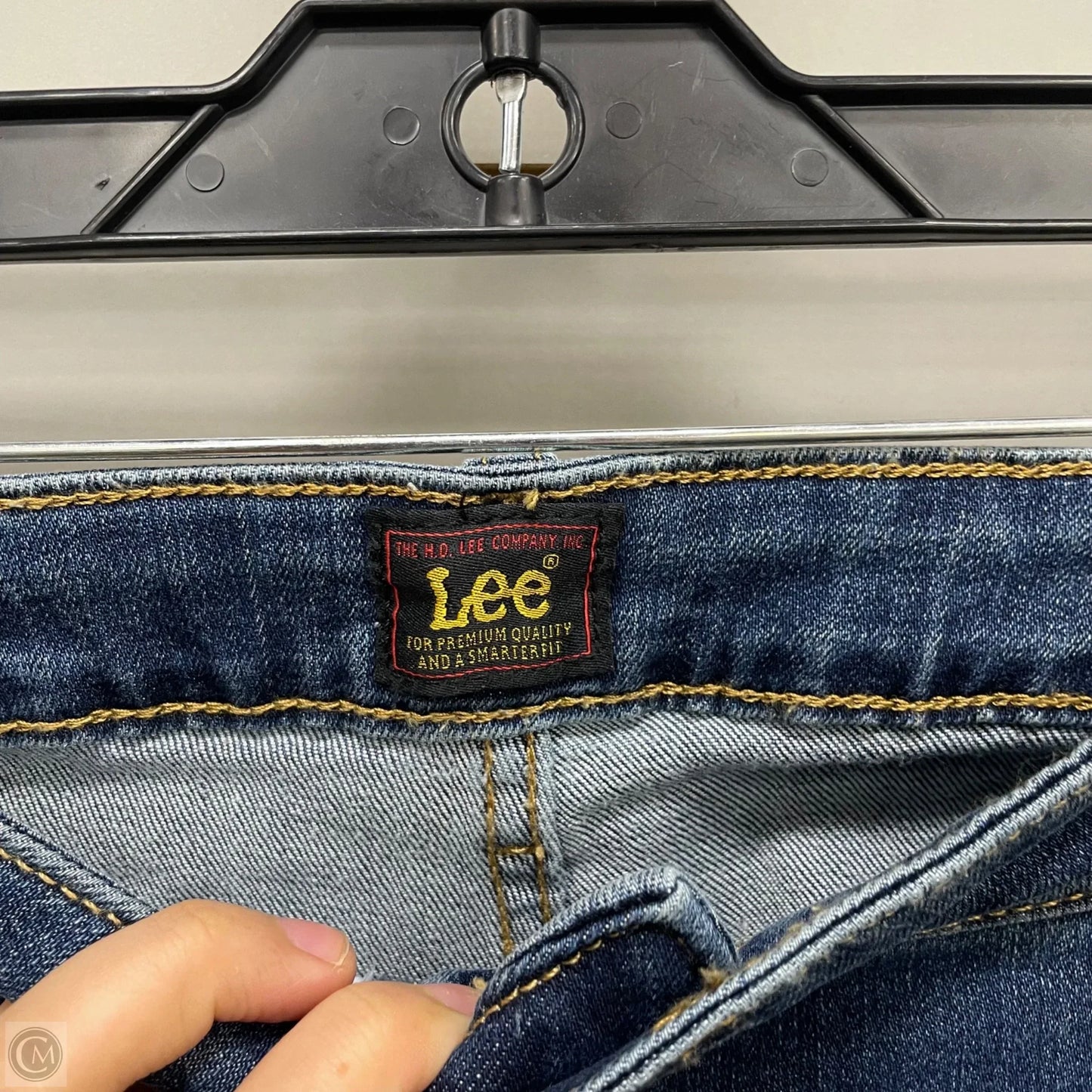 Jeans Boot Cut By Lee In Blue Denim, Size: 20