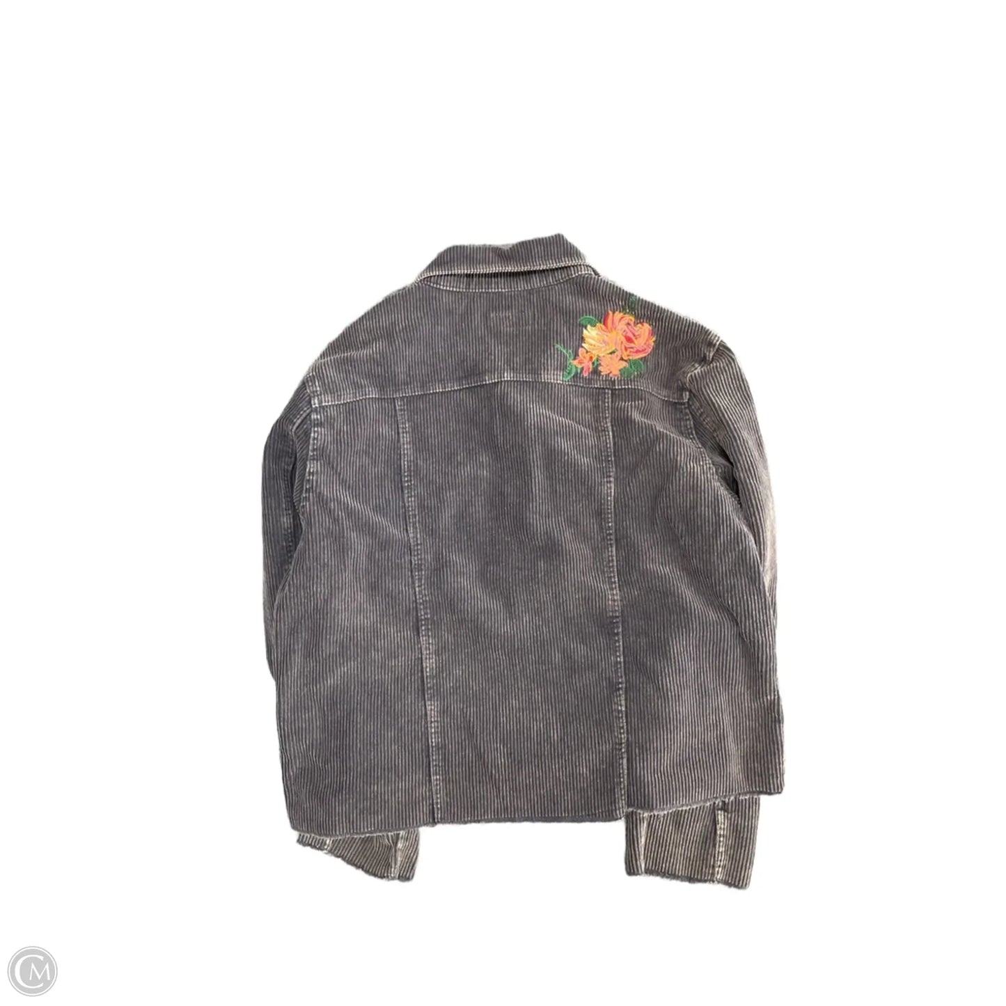 Jacket Shirt By Umgee In Grey, Size: L