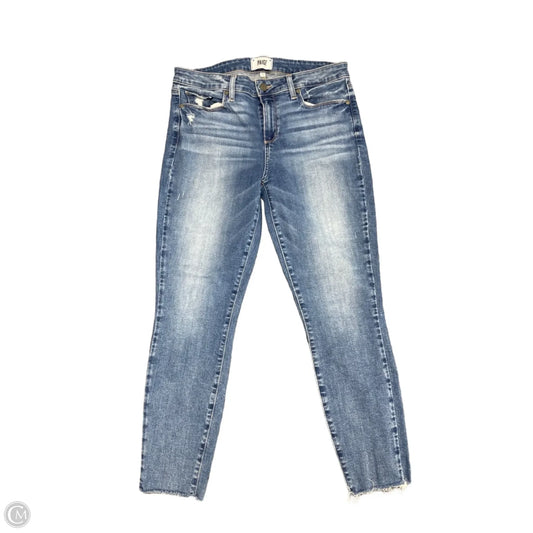 Jeans Skinny By Paige In Blue Denim, Size: 14
