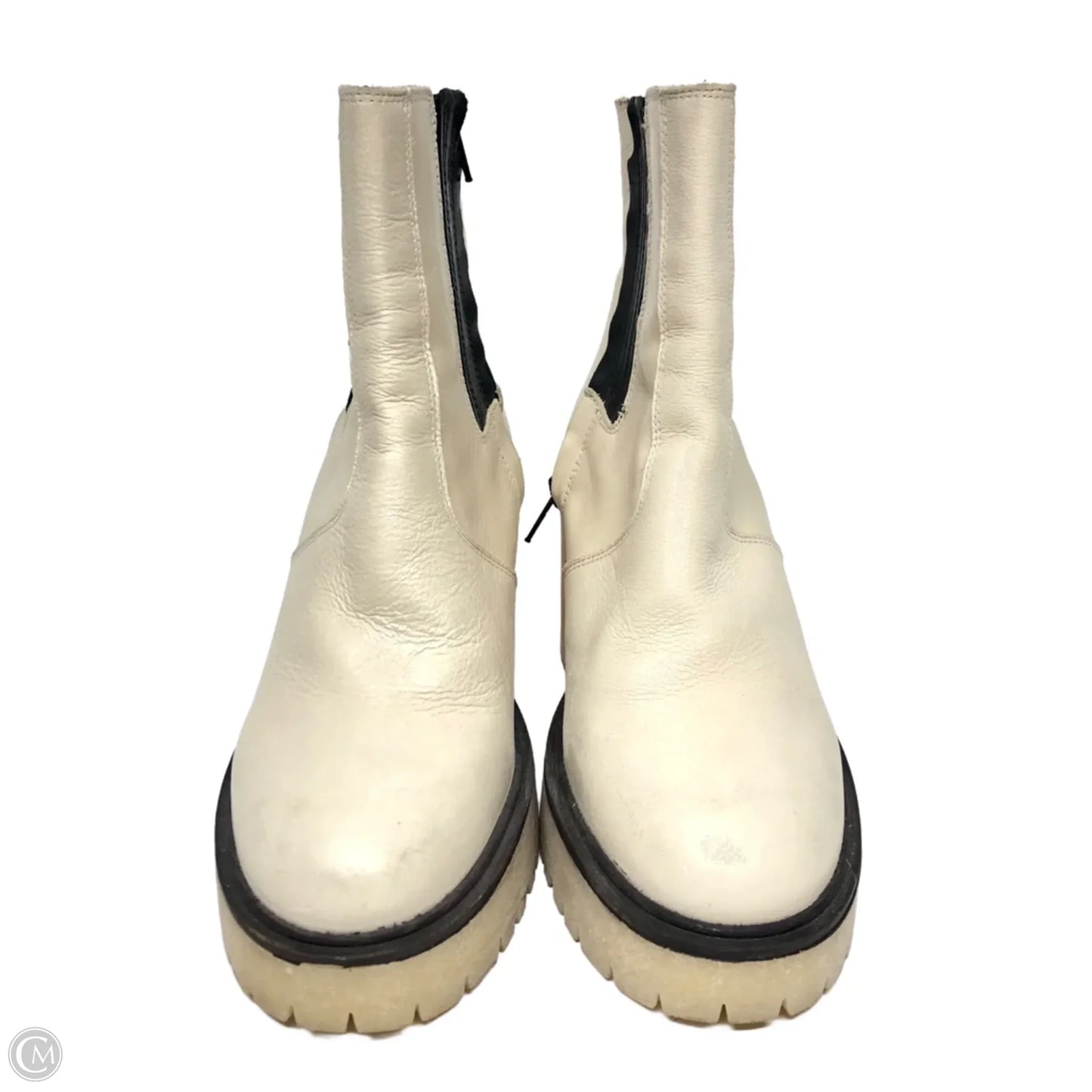 Boots Ankle Heels By Free People In Cream, Size: 8