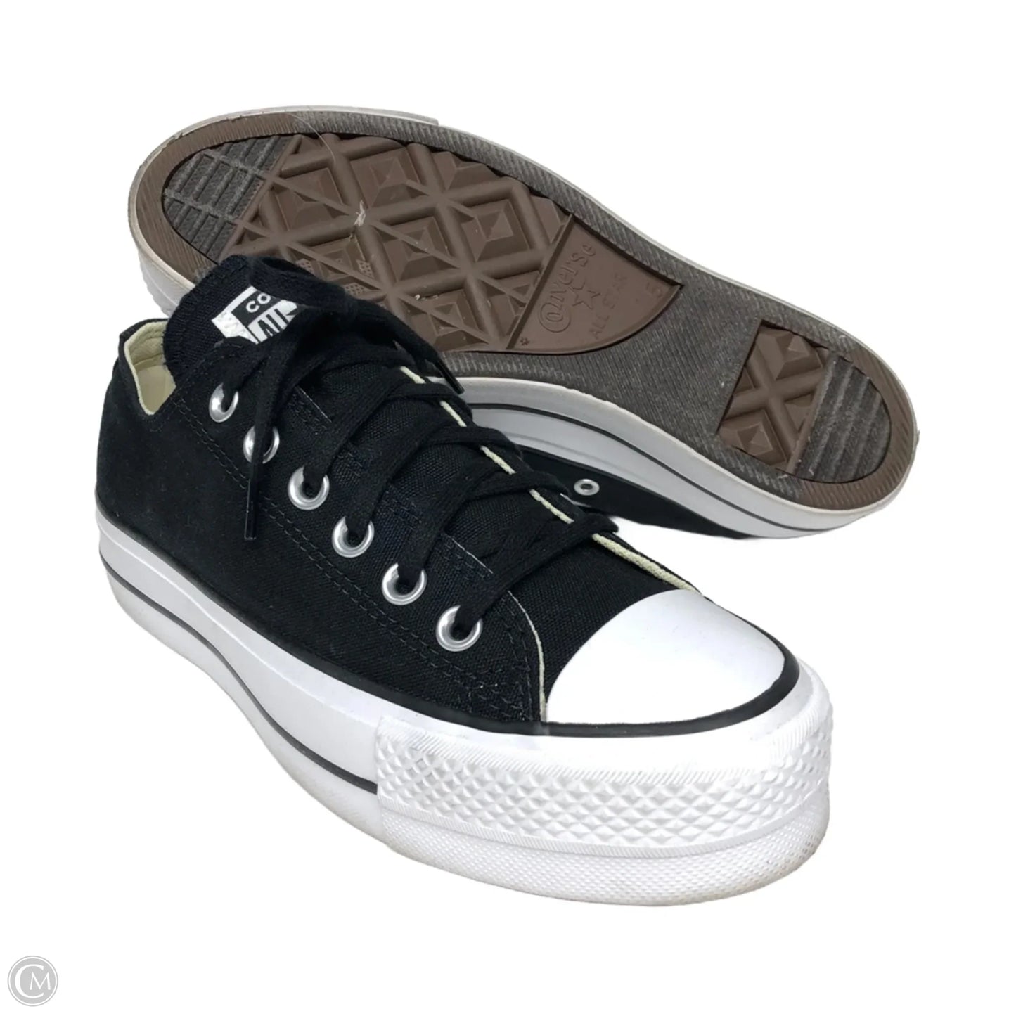 Shoes Sneakers By Converse In Black & White, Size: 7