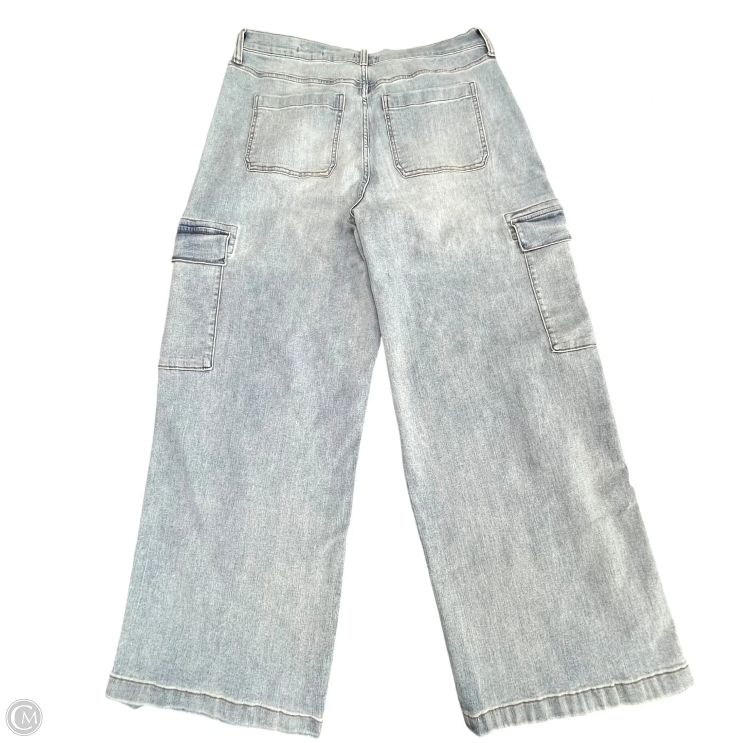 Jeans Wide Leg By Jessica Simpson In Blue Denim, Size: 14