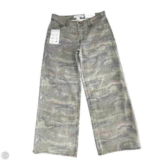 Jeans Wide Leg By Clothes Mentor In Camouflage Print, Size: 4