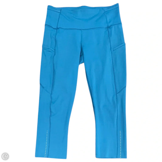 Athletic Leggings Capris By Lululemon In Blue, Size: 6