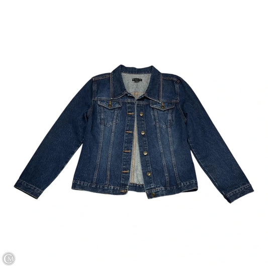 Jacket Denim By Clothes Mentor In Blue Denim, Size: M