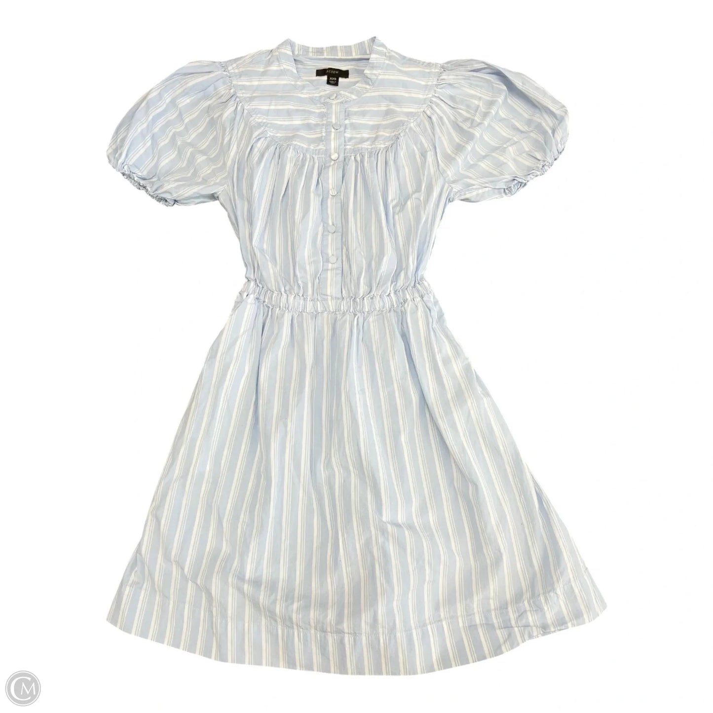 Dress Casual Short By J. Crew In Blue & White, Size: Xxs