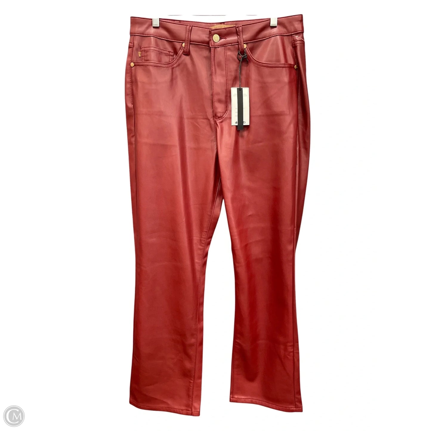 Jeans Straight By Judy Blue In Red, Size: 10