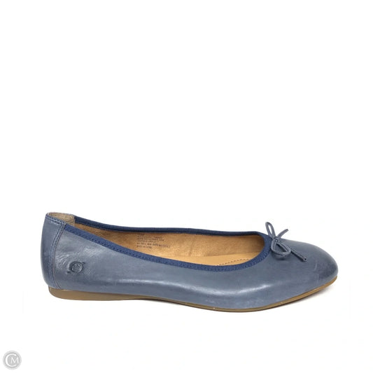 Shoes Flats By Born In Navy, Size: 10