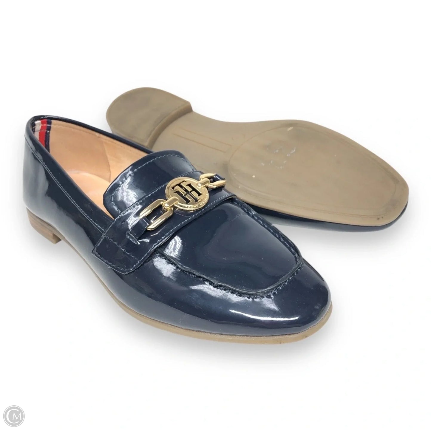 Shoes Flats By Tommy Hilfiger In Navy, Size: 6