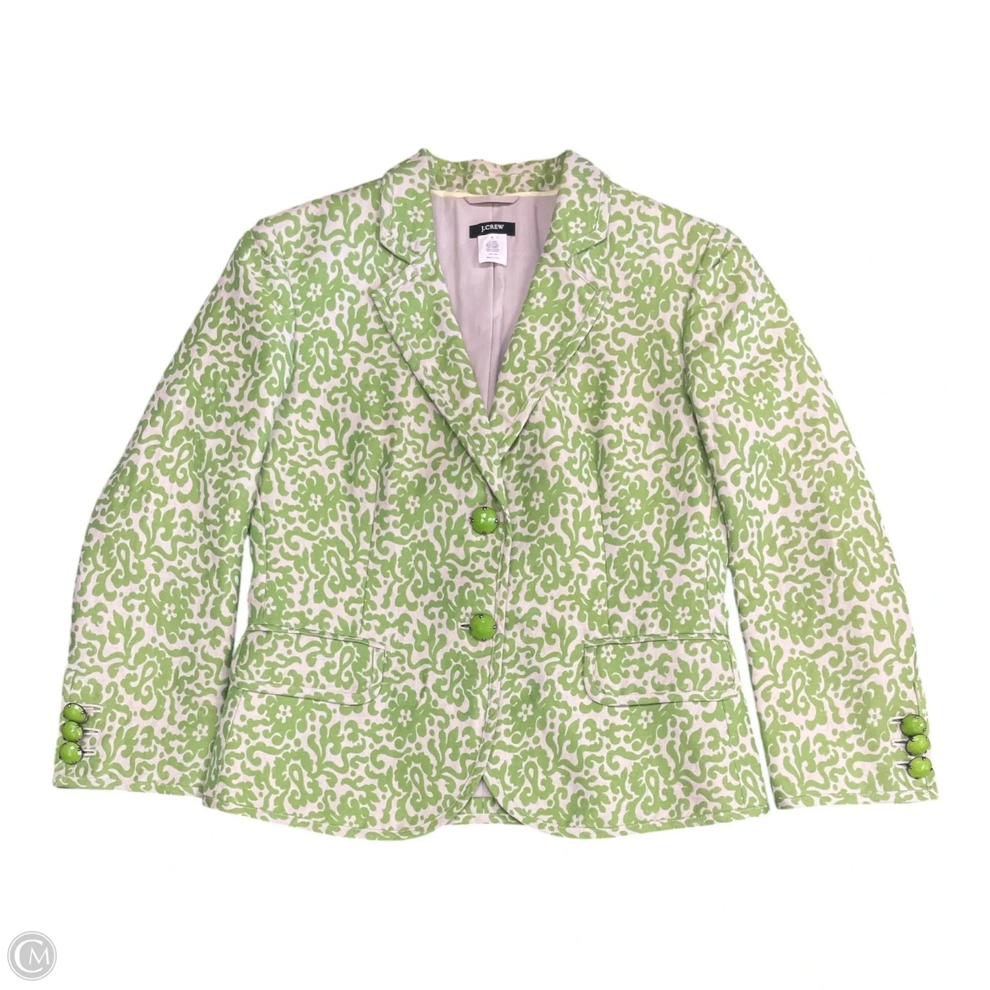 Blazer By J. Crew In Green, Size: 6