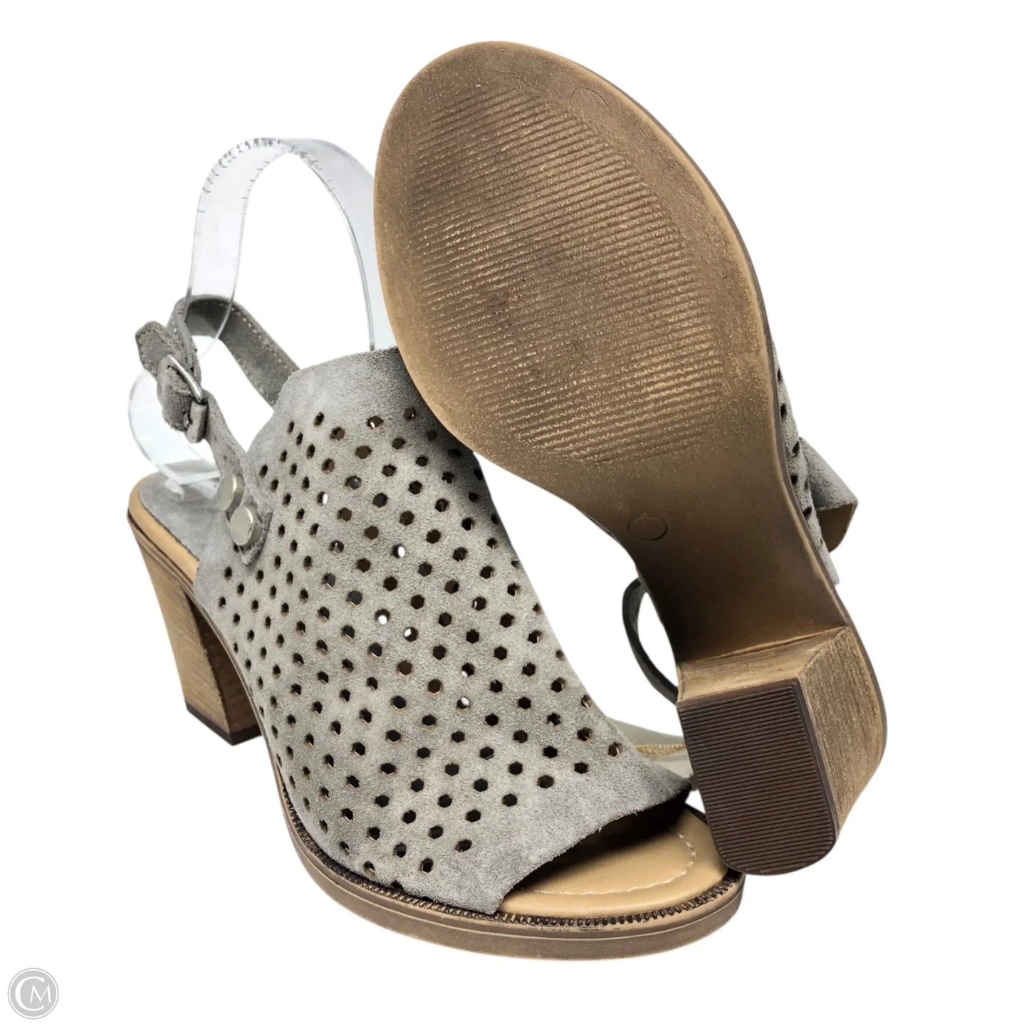 Shoes Heels Block By Cmc In Grey, Size: 7