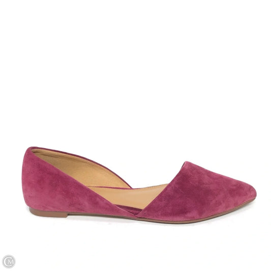 Shoes Flats By J. Crew In Maroon, Size: 8