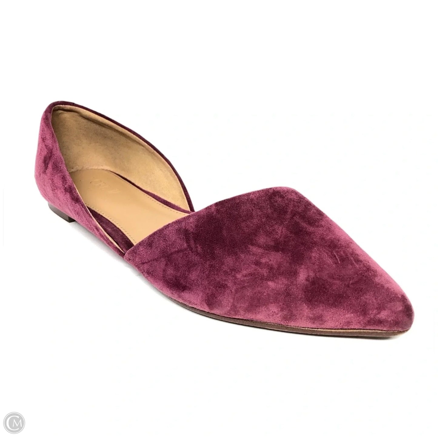 Shoes Flats By J. Crew In Maroon, Size: 8