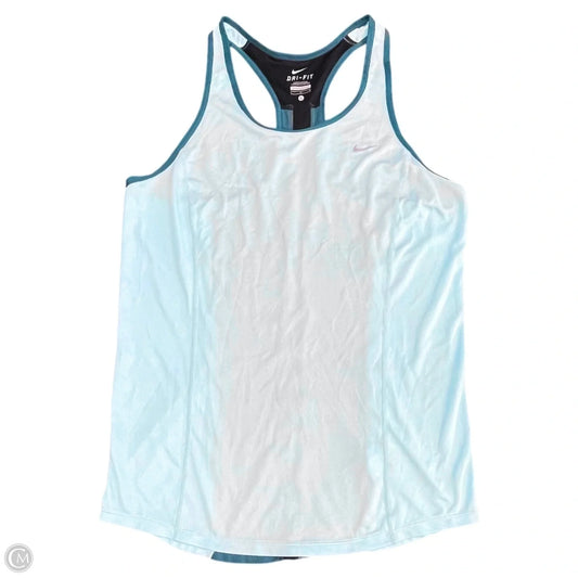 Athletic Tank Top By Nike In Blue, Size: L