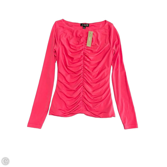 Top Long Sleeve By J. Crew In Pink, Size: Xs