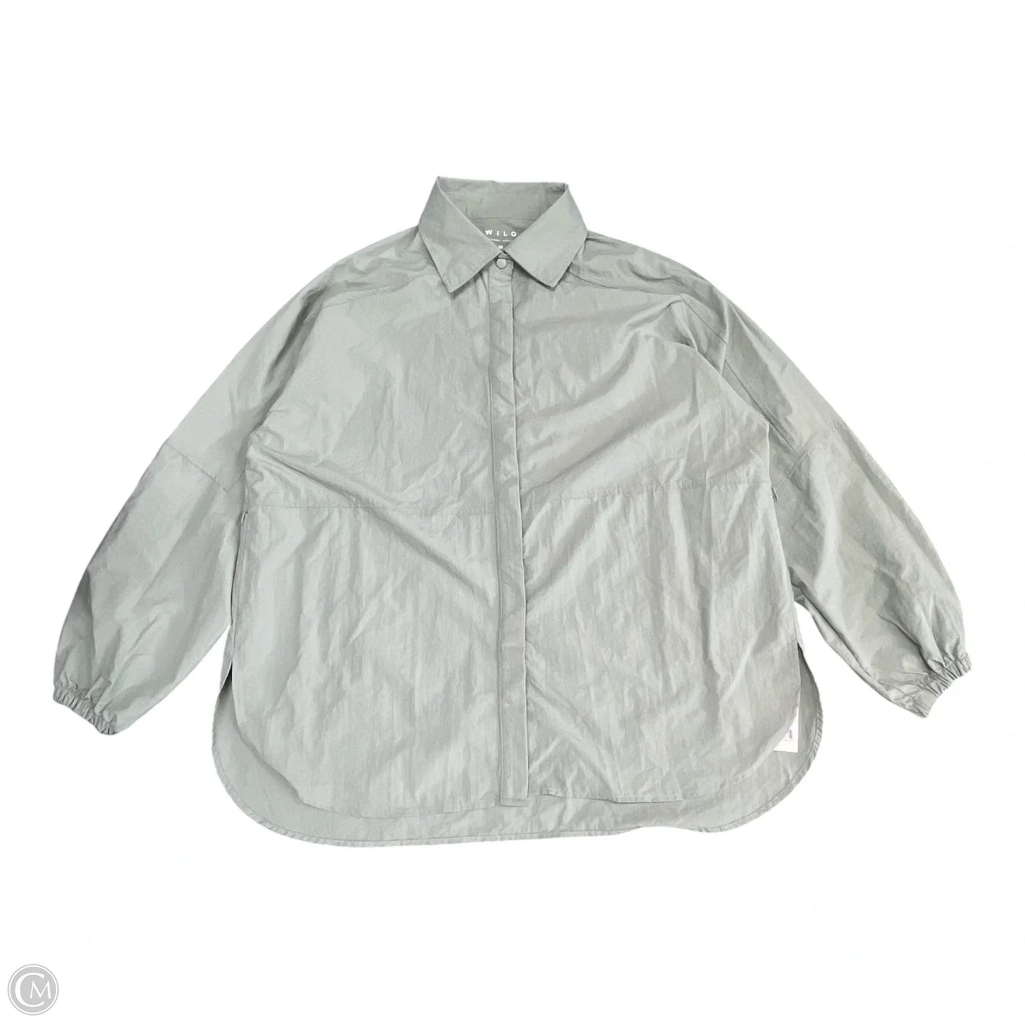 Jacket Windbreaker By Wilo In Green, Size: M