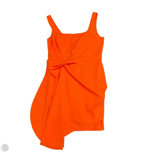 Dress Party Short By Badgley Mischka In Orange, Size: 12