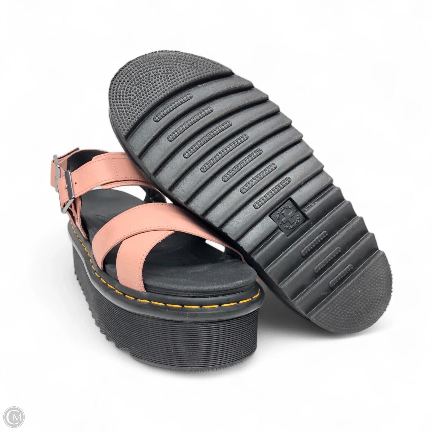 Sandals Heels Platform By Dr Martens In Pink, Size: 10