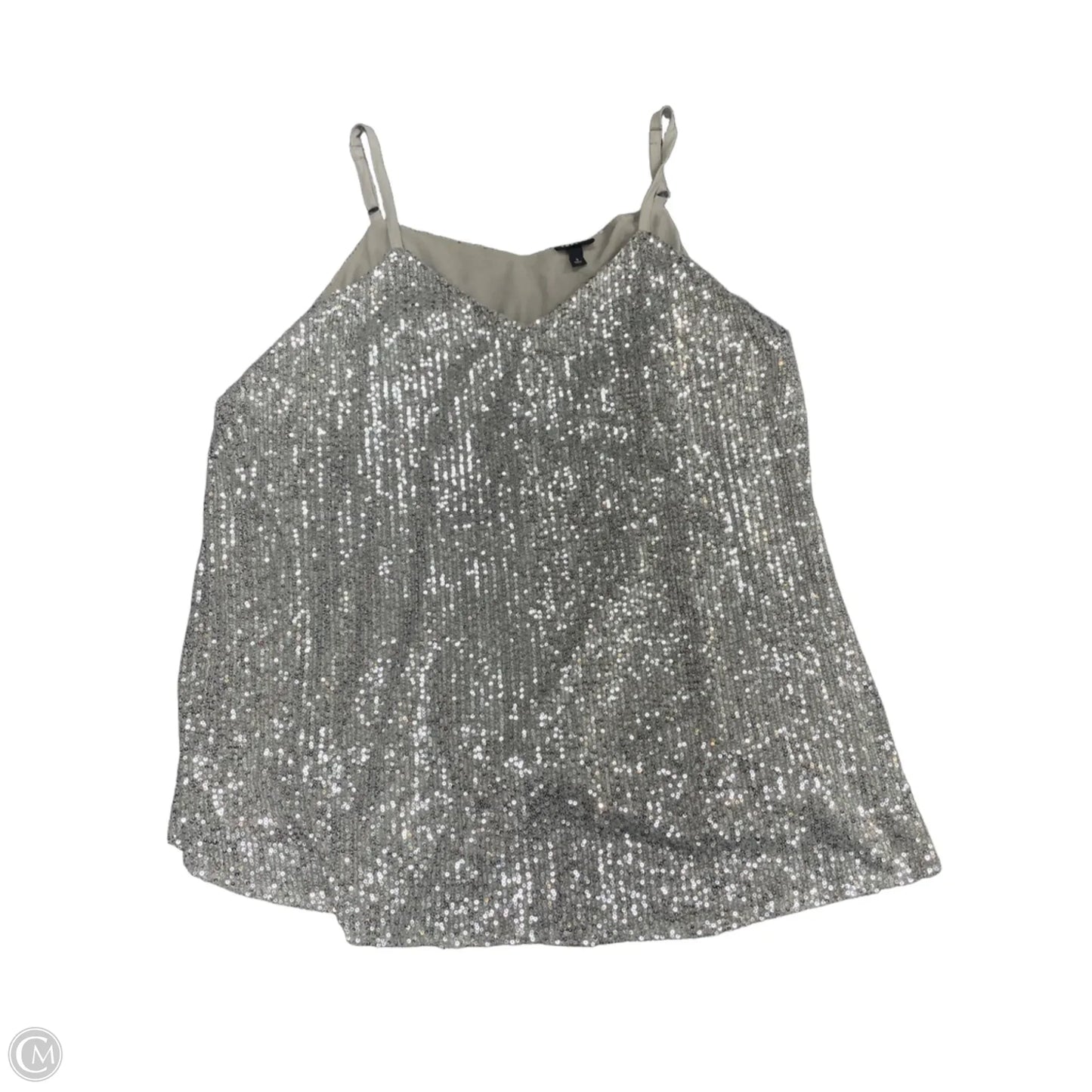 Blouse Sleeveless By Torrid In Silver, Size: 3x