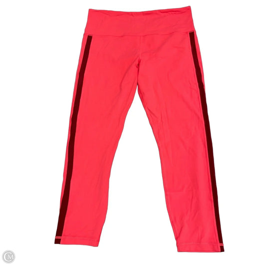 Athletic Leggings By Athleta In Pink, Size: Xl