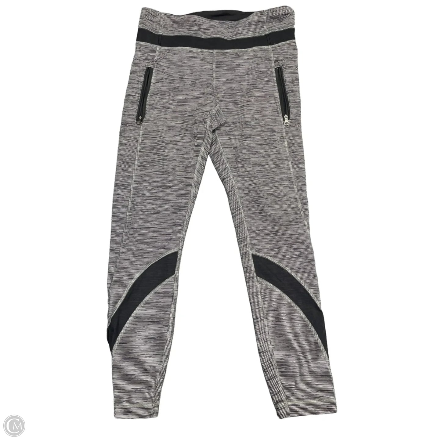 Athletic Leggings Capris By Lululemon In Grey, Size: 6