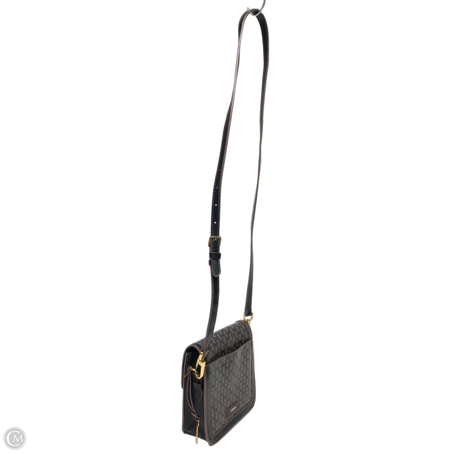Crossbody Leather By Fossil, Size: Small